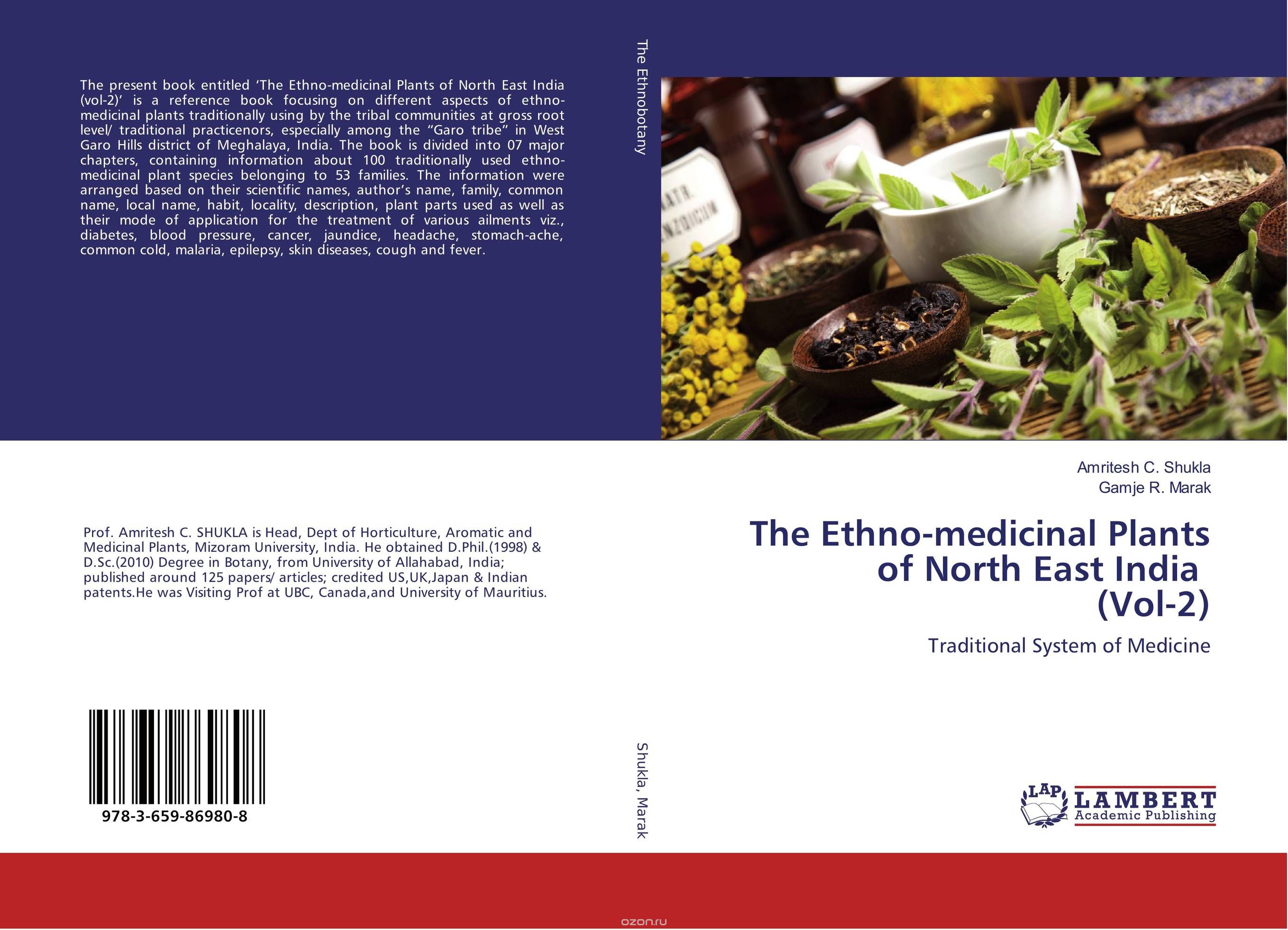The Ethno-medicinal Plants of North East India (Vol-2)