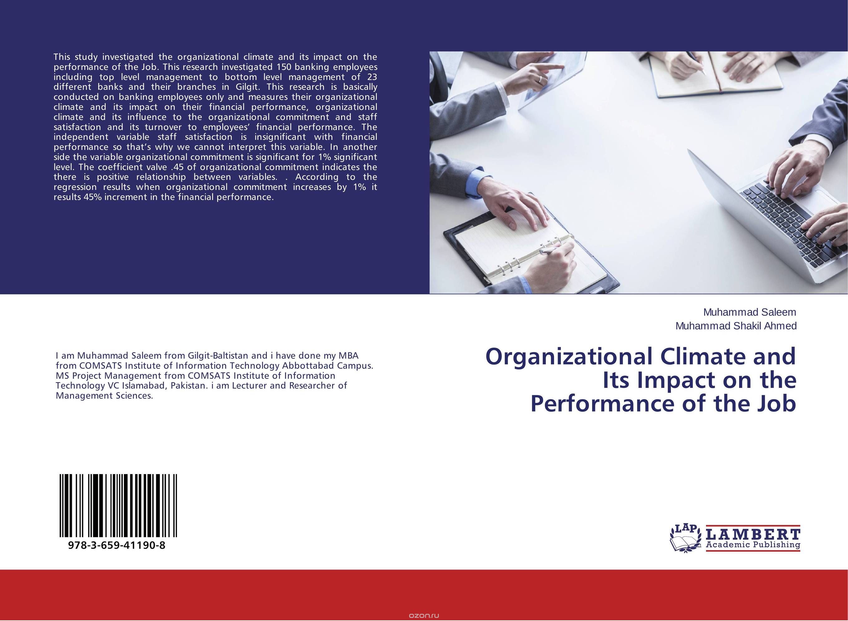 Скачать книгу "Organizational Climate and Its Impact on the Performance of the Job"