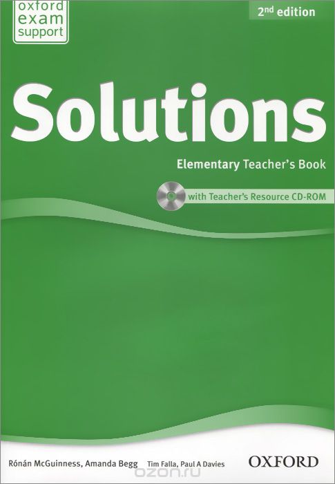 Solutions: Elementary: Teacher's Book (+ CD-ROM)
