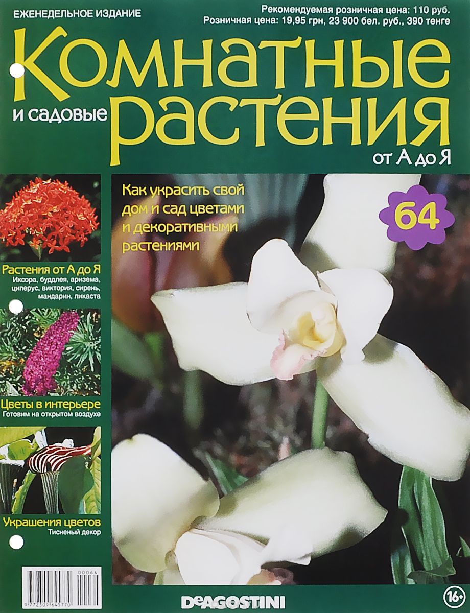 Журнал "Комнатные и садовые растения. От А до Я" №64