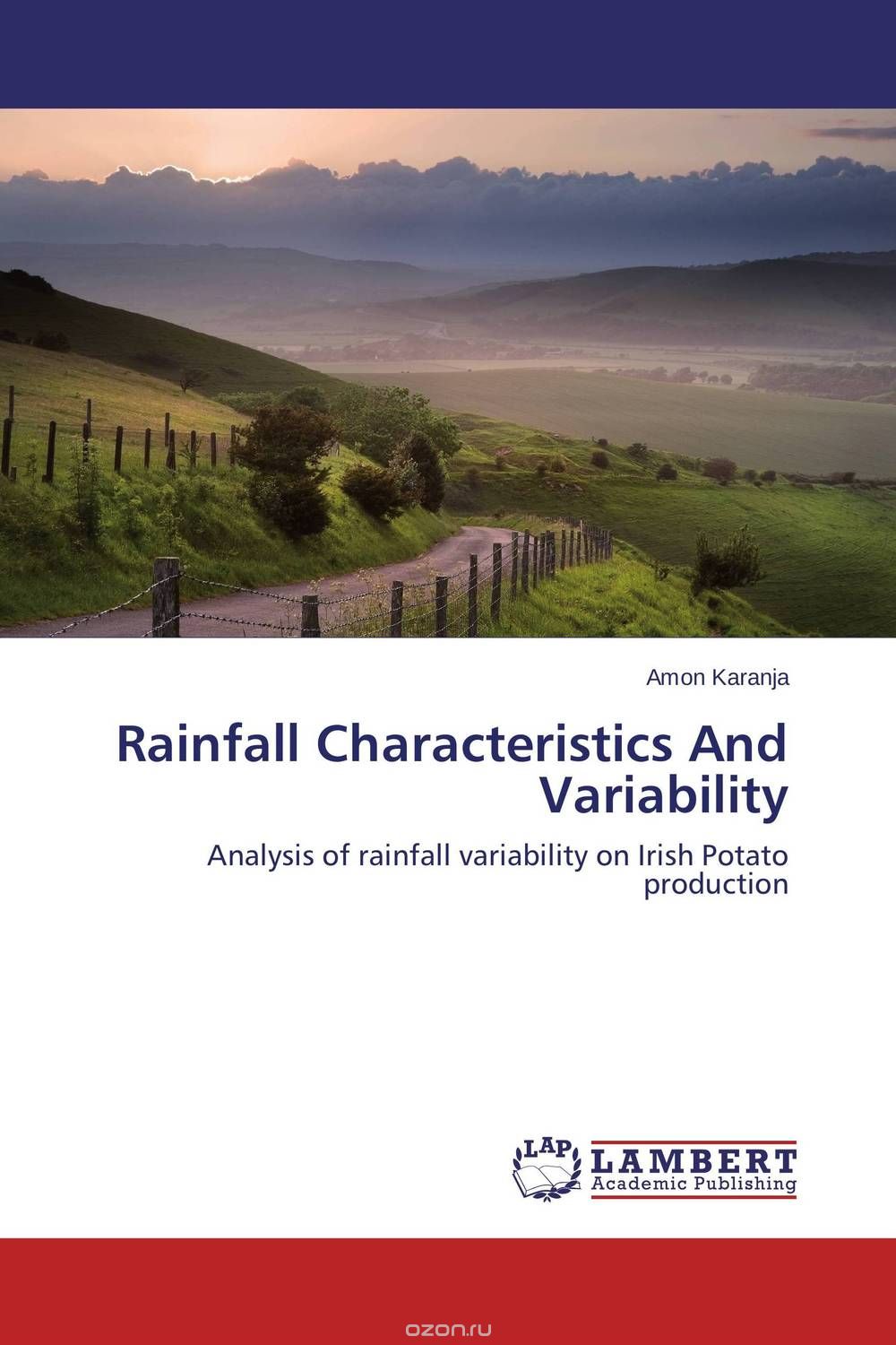 Скачать книгу "Rainfall Characteristics And Variability"