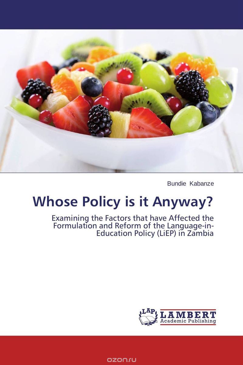 Whose Policy is it Anyway?
