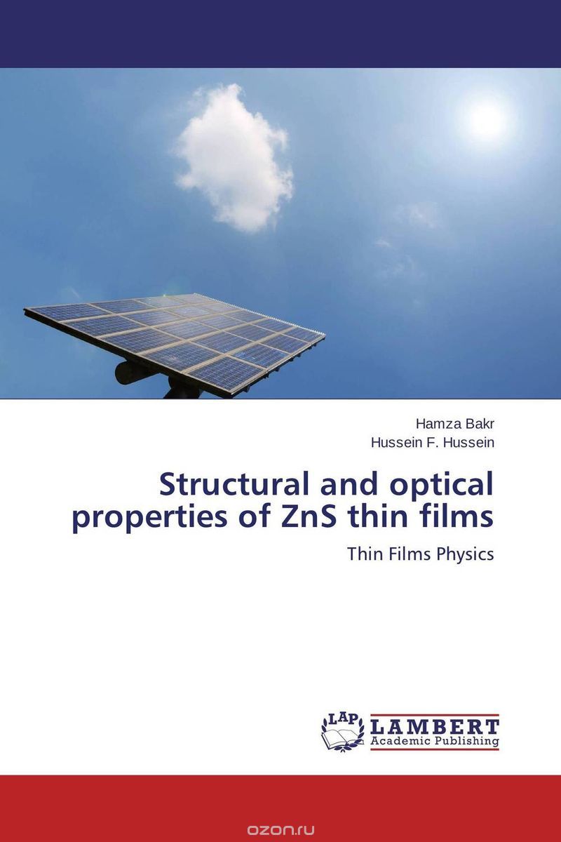 Скачать книгу "Structural and optical properties of ZnS thin films"